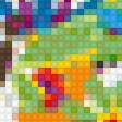 Предпросмотр схемы вышивки «Алфавит с цветами» (№2041141)