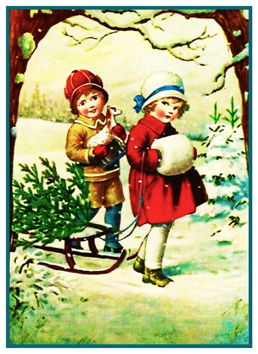 Новый год и дети - открытка, пожелания, зима, праздник, новый год, праздники зимние - оригинал