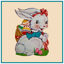Схема вышивки «Кролик»