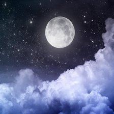 Схема вышивки «Луна и космос»