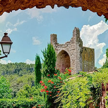 Схема вышивки «Peratallada.A Fairy Tale Medieval Town in Costa Brava-Catalonia.»