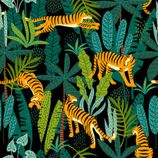 Оригинал схемы вышивки «тигры» (№2046676)