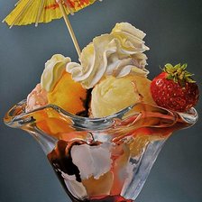Схема вышивки «Десерт мороженое»