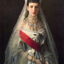Схема вышивки «Мария Фёдоровна жена Александра III»