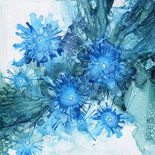 Схема вышивки «Цветы на воде»