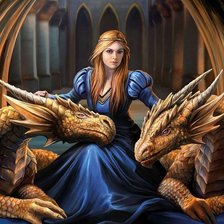 Схема вышивки «Мать драконов»