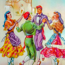 Схема вышивки «Sardana-Regional Dance.»