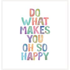 Схема вышивки «Do what makes you happy»