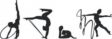 Художественная гимнастика - черно-белый, спорт, обруч, танец, гимнастки, лента, гимнастика - оригинал