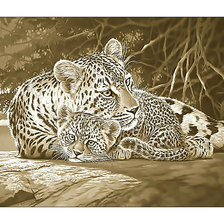 Оригинал схемы вышивки «Леопарды.» (№2087393)