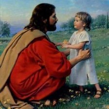 Оригинал схемы вышивки «Ісус і дитина» (№2106944)