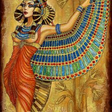 Схема вышивки «Египетский Бог Анубис, Бог кладбищ и бальзамирования»