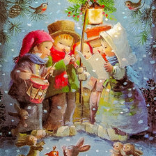 Схема вышивки «Christmas Carols.»