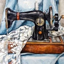 Схема вышивки «швейная машина»