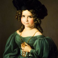 Оригинал схемы вышивки «Zacarías González Velázquez. Портрет Матильды Кобос» (№2150211)