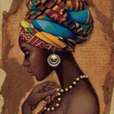 Оригинал схемы вышивки «африканка» (№2151958)