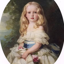 Схема вышивки «Franz Xaver Winterhalter. Луиза фон Боден, принцесса»