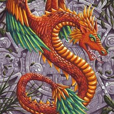 Оригинал схемы вышивки «дракон» (№2160772)