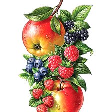 Оригинал схемы вышивки «ягоды» (№2163888)