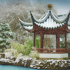 Схема вышивки «Китайский сад Сун-Ят-Сена, Ванкувер, Канада»
