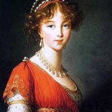 Схема вышивки «Луиза-Августа Баденская- императрица Елизавета Романова»