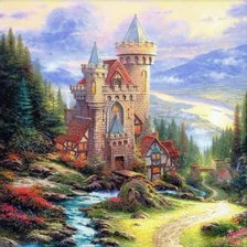Схема вышивки «Castle of my dreams»