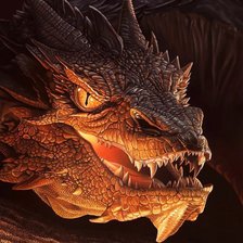 Оригинал схемы вышивки «дракон» (№2186933)