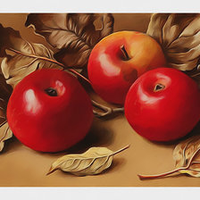 Оригинал схемы вышивки «Поздние яблочки.» (№2196952)