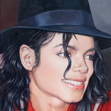 Схема вышивки «Michael Jackson»