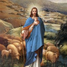 Схема вышивки «O Pastor co suas ovelhas.»