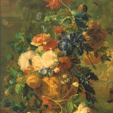 Оригинал схемы вышивки «Цветы. Ян ван Хейсум.» (№2220653)