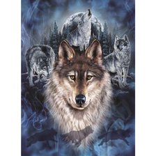 Оригинал схемы вышивки «волки» (№2253786)