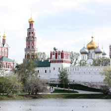 Схема вышивки «Новодевичий монастырь в Москве»