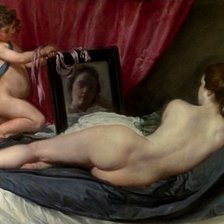 Схема вышивки «Венера с зеркалом.Д.Веласкес»