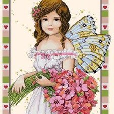 Оригинал схемы вышивки «Pretty Spring Fairy» (№2269446)