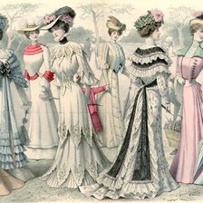 Схема вышивки «Vintage Ladys 2»