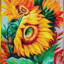 Схема вышивки «Sunflower Bouquet»