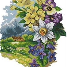 Схема вышивки «Wonderful Flowers»