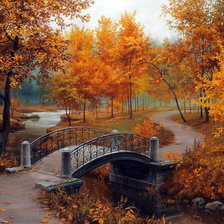 Осень в старом парке