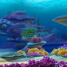 Схема вышивки «Подводный мир»