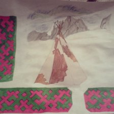 Схема вышивки «ханты(мой рисунок)»