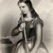 Схема вышивки «Jeanne d'Arc»
