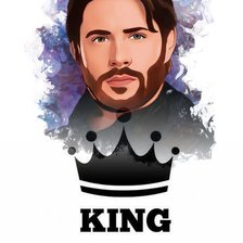 Схема вышивки «king»