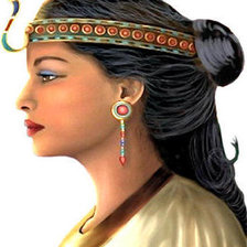 Оригинал схемы вышивки «Греческий профиль царицы» (№2385623)