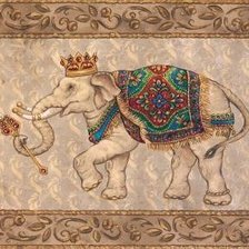 Оригинал схемы вышивки «Айравата слон» (№2396012)
