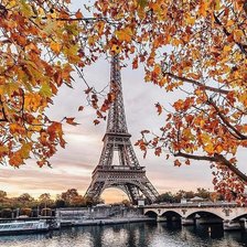 Схема вышивки «Париж осенью»