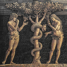 Оригинал схемы вышивки «Адам и Ева» (№2412282)