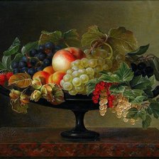 Схема вышивки «ваза с фруктами»
