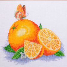 Оригинал схемы вышивки «Апельсины» (№2457718)