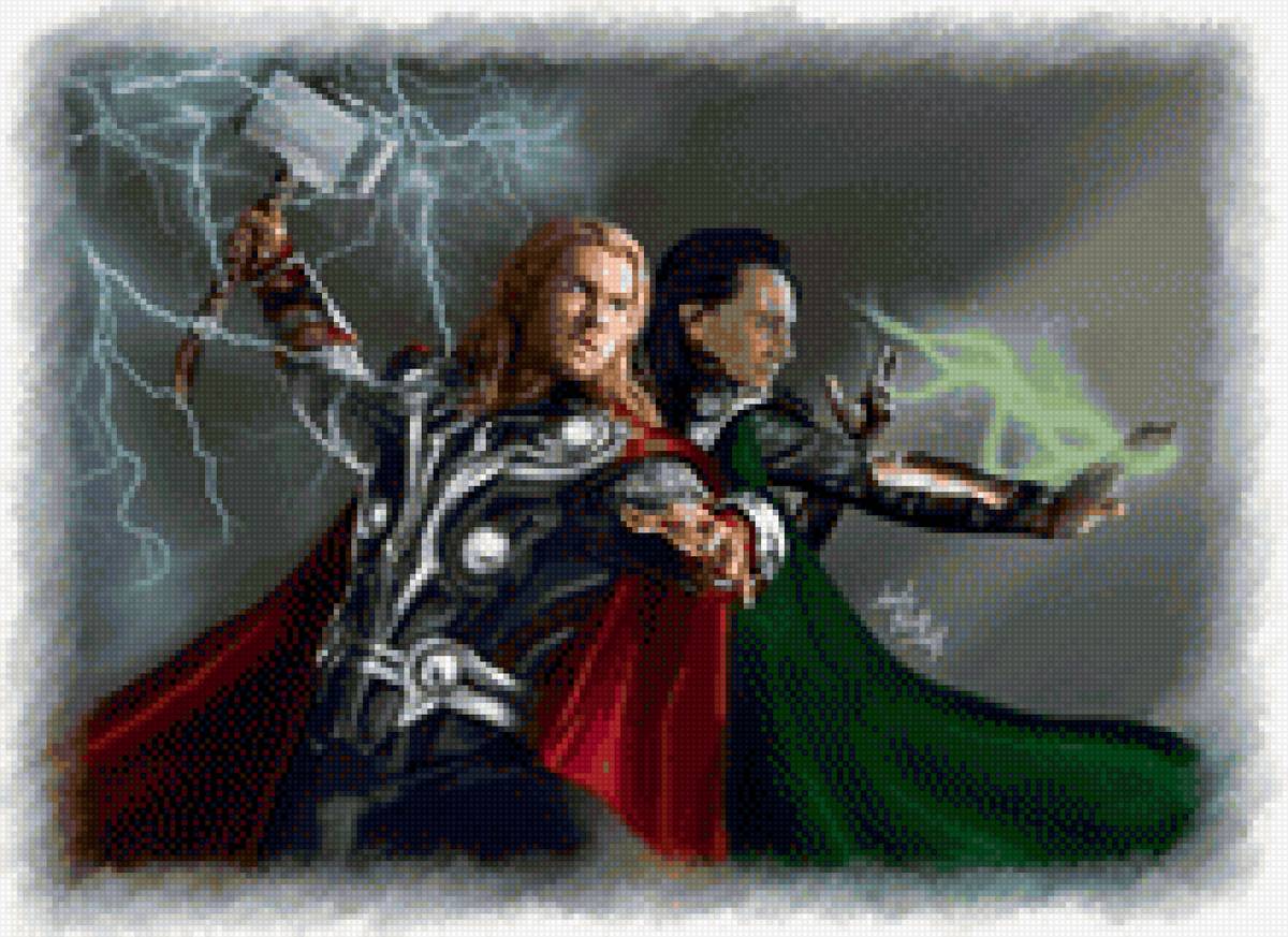 Loki & Thor (Marvel) - marvel, марвел, тор, thor, loki, локи - предпросмотр